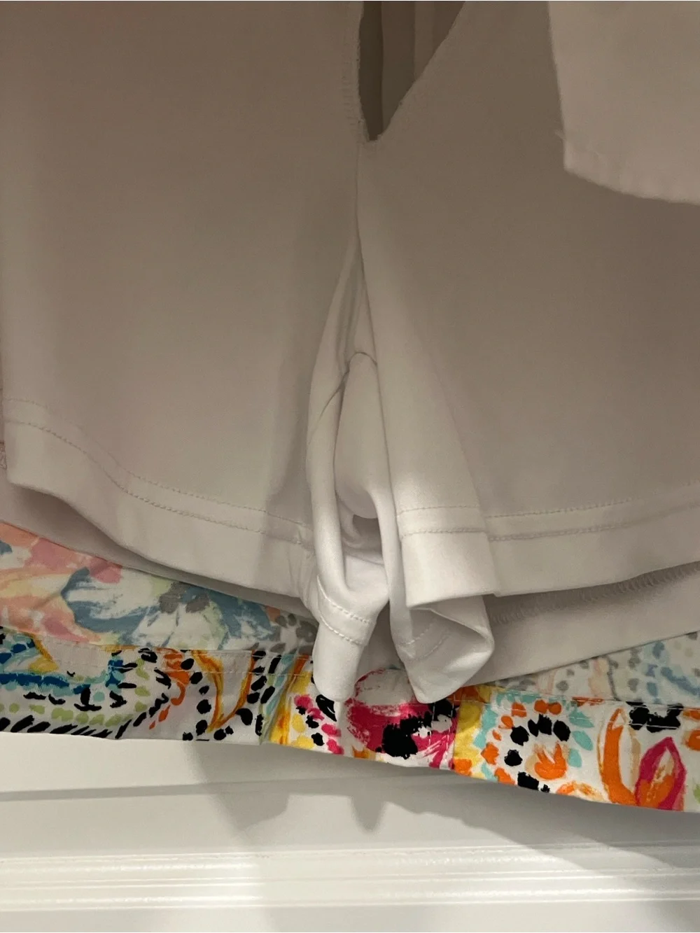 Christopher & Banks White Multicolor Floral Paisley Petite Skort - Picture 5 of 14